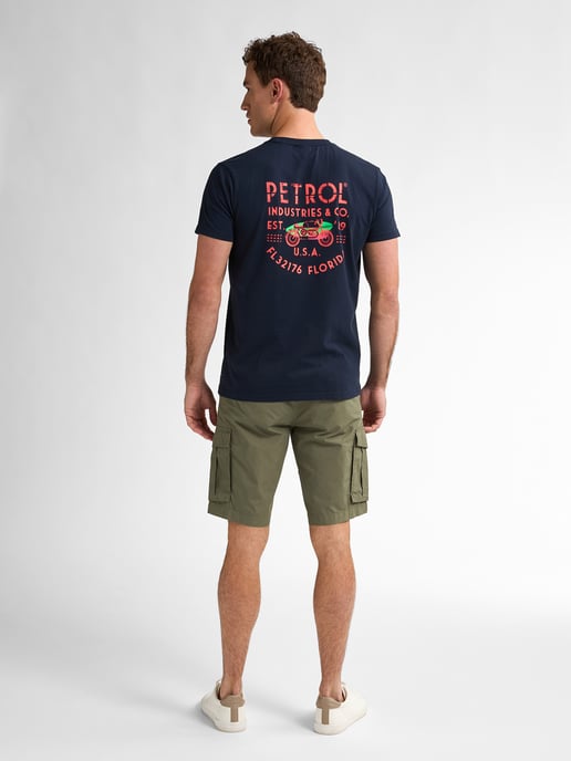 Petrol Industries - Cargo-Shorts mit Gürtel Azure Herren - Grün - Image 6