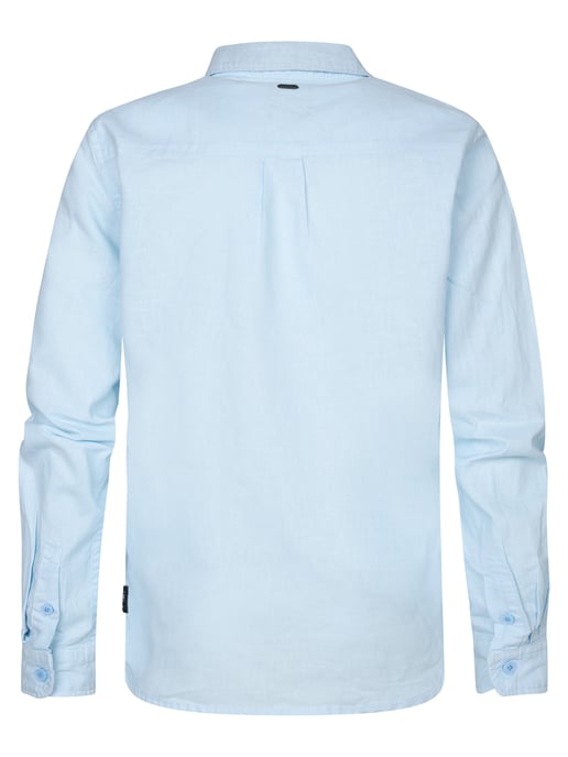 Petrol Industries - Unifarbener Hemd Seascape Jungen - Blau - Image 2