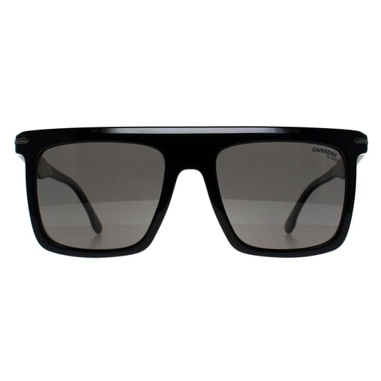 Carrera Rechteck Herren Schwarz Dunkel Ruthenium Grau Polarisierend 359/S - Image 1