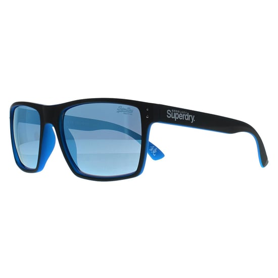 Superdry Quadrat Herren Mattgrau Fluro Blau Blauspiegel Kobe - Image 2
