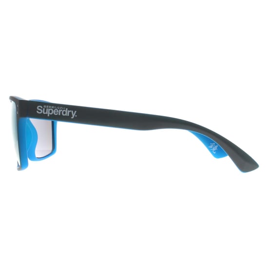 Superdry Quadrat Herren Mattgrau Fluro Blau Blauspiegel Kobe - Image 3