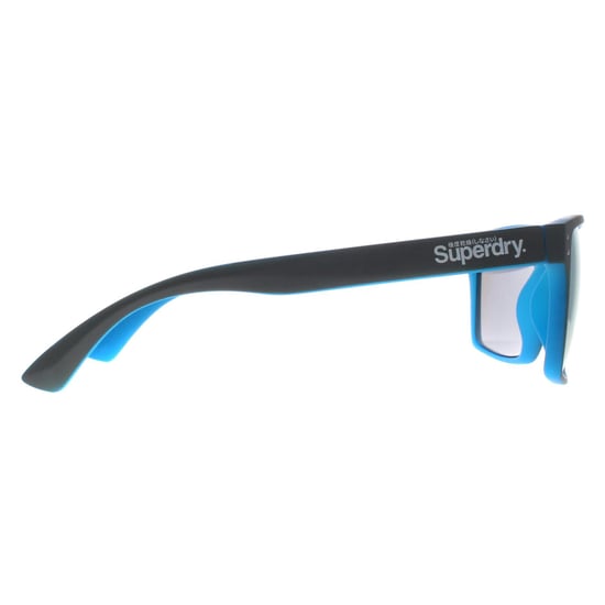 Superdry Quadrat Herren Mattgrau Fluro Blau Blauspiegel Kobe - Image 4