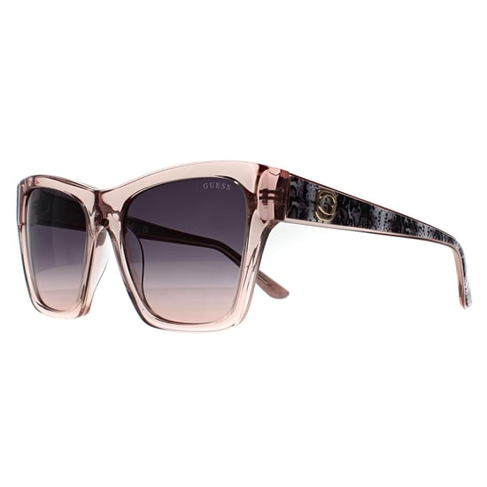 Guess Quadratische Damen Schimmernde Beige Violett Farbverlauf GU00113 - Image 2