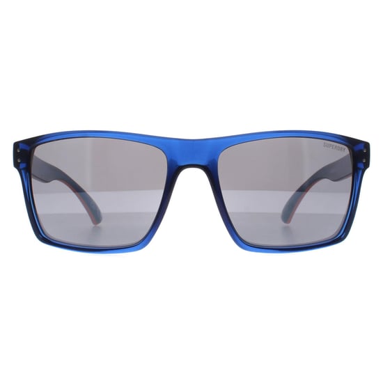 Superdry Quadrat Herren Navy und Schwarz Silber Spiegel Kobe - Image 1