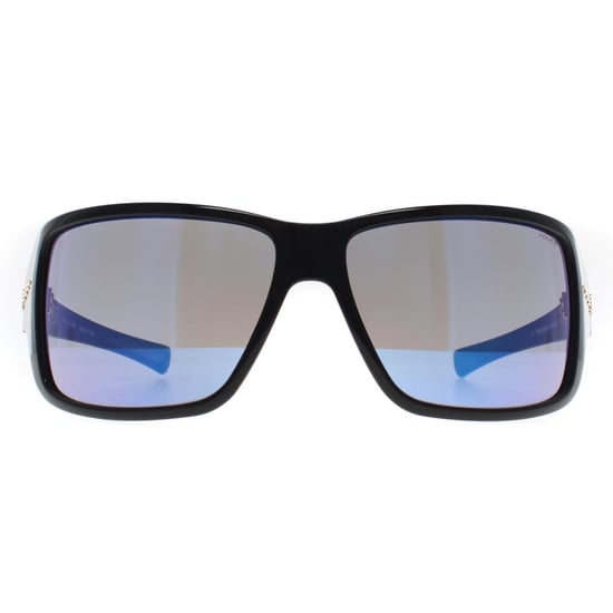 Police Square Herrensonnenbrille Model SPLN37M Tailwind 5 mit Smoke-Mirror-Glas - Schwarz - Image 1