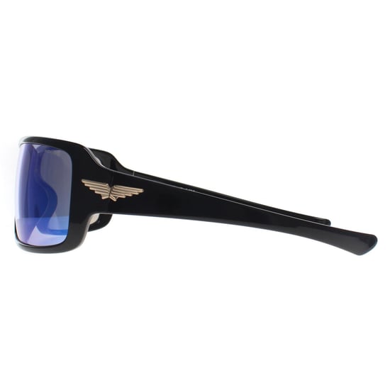 Police Square Herrensonnenbrille Model SPLN37M Tailwind 5 mit Smoke-Mirror-Glas - Schwarz - Image 3