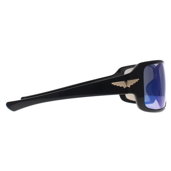Police Square Herrensonnenbrille Model SPLN37M Tailwind 5 mit Smoke-Mirror-Glas - Schwarz - Image 4