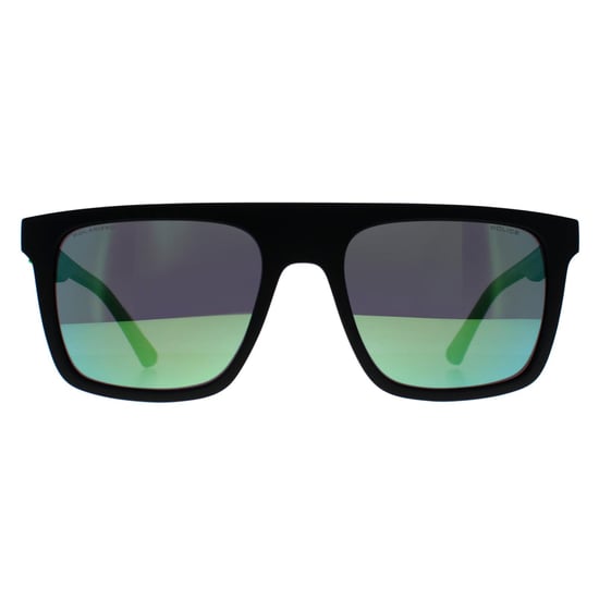 Police Square Herren Matt Schwarz Smoke Green Mirror SPLF61 Beyond Lite 2 - Image 1