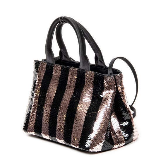 Mini Sequin Canapa Tote Umhängetasche - Image 2