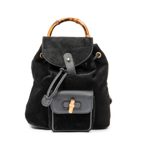 Mini Bamboo Backpack Rucksack - Image 1