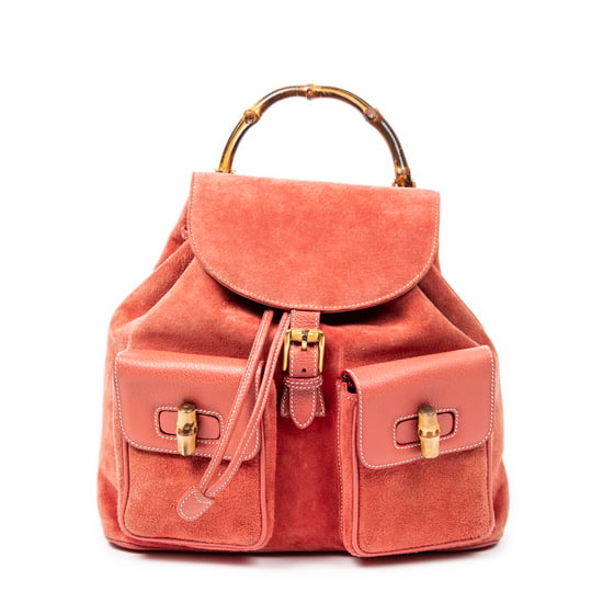 Large Bamboo Backpack Rucksack - Image 1