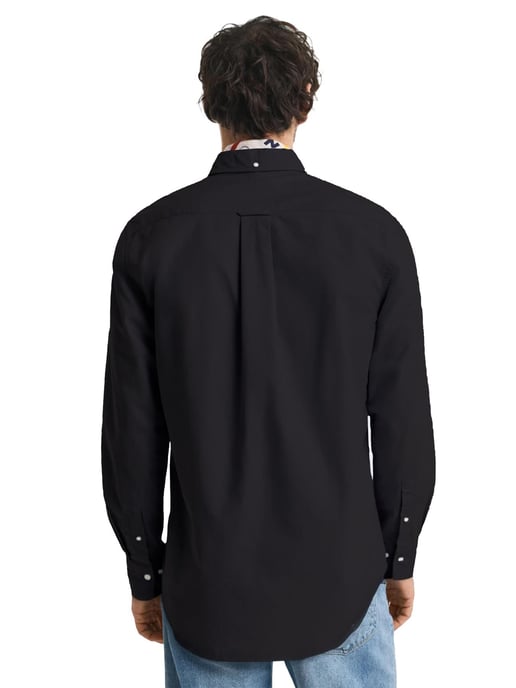 Enzo | 2er-Pack Herren Regular Fit Oxford Hemd - Schwarz & Marine - Image 3
