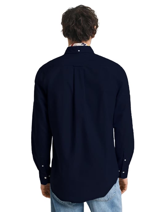 Enzo | 2er-Pack Herren Regular Fit Oxford Hemd - Schwarz & Marine - Image 5