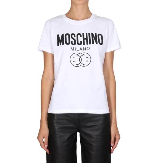 Moschino - Weißes T-shirt Mit Doppel-smiley - Image 2
