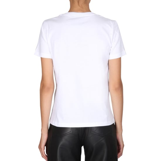 Moschino - Weißes T-shirt Mit Doppel-smiley - Image 3