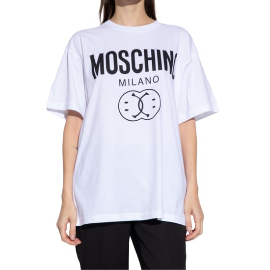 Moschino - Weißes Oversize-t-shirt Mit Doppel-smiley - Image 2