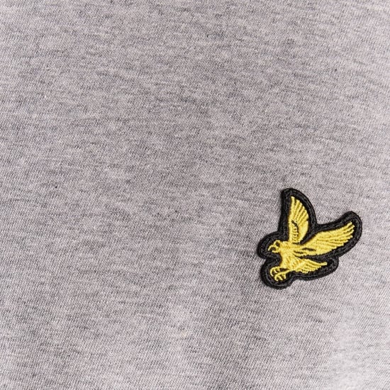 Lyle &amp; Scott - Schlichtes, Graues T-shirt Mit Rundhalsausschnitt Und Stickerei - Image 2
