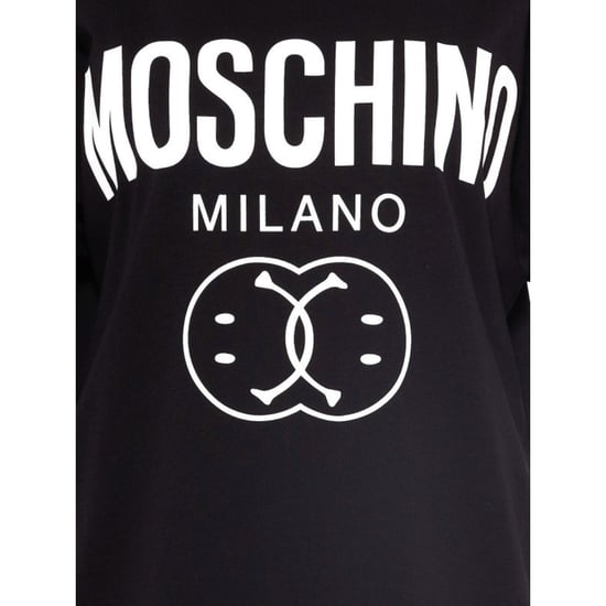 Moschino - Schwarzes Oversize-t-shirt Mit Doppel-smiley - Image 3