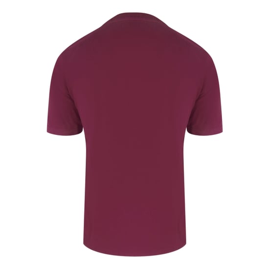 Aquascutum Active T-shirt In Burgunderrot Mit Kleiner Tasche - Image 2