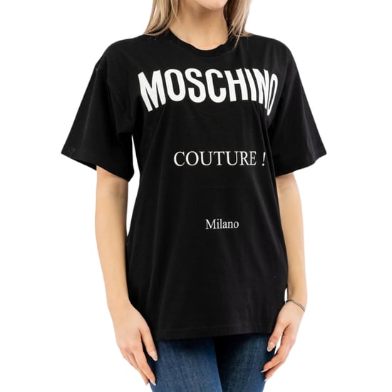 Moschino Couture Milano Schwarzes T-shirt - Image 4