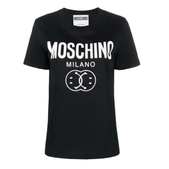 Moschino Double Smiley T‑Shirt - Schwarz - Image 1