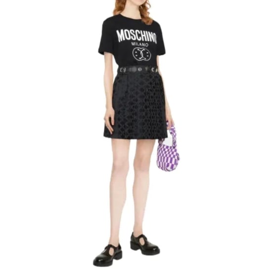 Moschino Double Smiley T‑Shirt - Schwarz - Image 2
