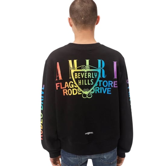 Amiri Xo Beverly Hills - Schwarzer Pullover Mit Rundhalsausschnitt - Image 4