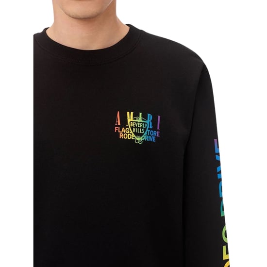 Amiri Xo Beverly Hills - Schwarzer Pullover Mit Rundhalsausschnitt - Image 5