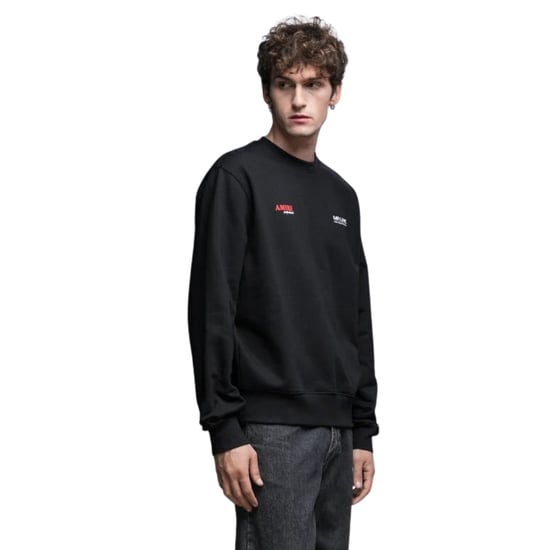 Amiri - Drum Machine - Schwarzer Pullover Mit Rundhalsausschnitt - Image 2
