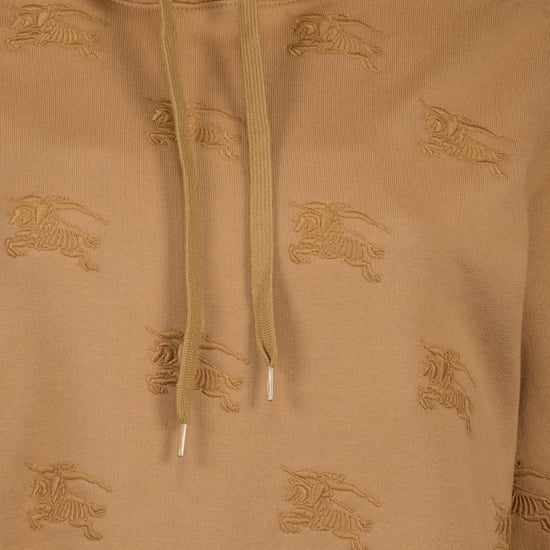 Hoodie Mit Logo-stickerei Und Kordelzug In Camel Legacy Brown - Image 2