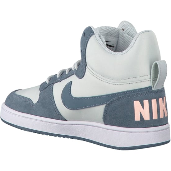 Nike - Court Borough Mid Prem - Silberne Turnschuhe - Image 2