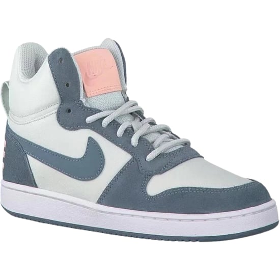 Nike - Court Borough Mid Prem - Silberne Turnschuhe - Image 3