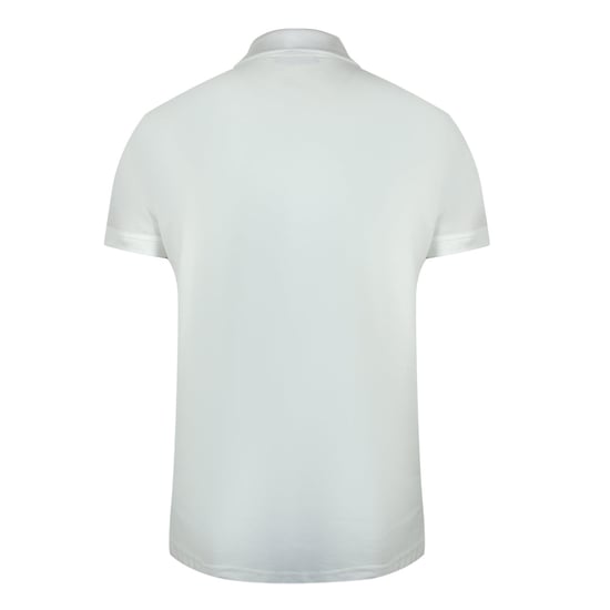 Cavalli Class - Poloshirt In Off-white Mit Leuchtendem Blumenlogo - Image 2