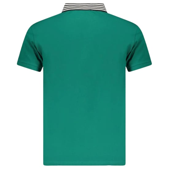 Cavalli Class Gestreiftes Kragen-grünes Ottanio-poloshirt - Image 2