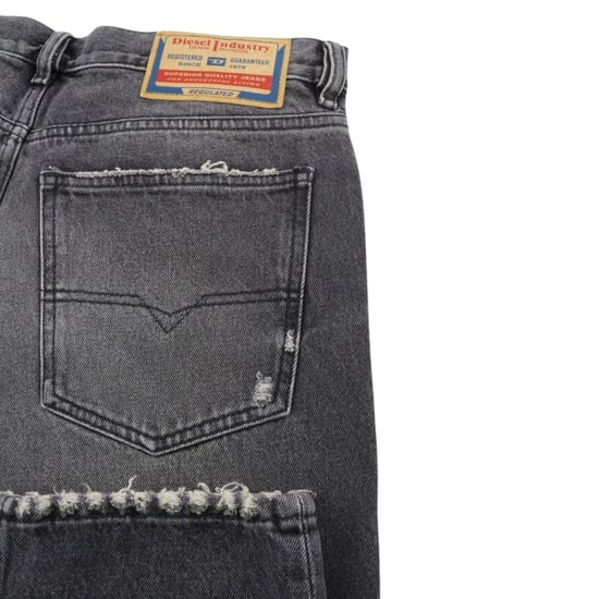 Diesel 1995 D-sark Schwarze, Verblasste Jeanshose - Image 2
