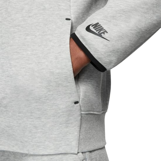 Nike - Trainingsjacke Mit Reißverschluss In Schlichtem Grau - Image 4
