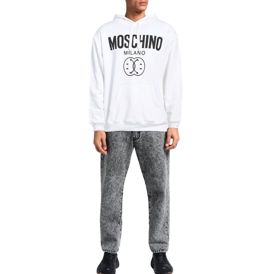 Moschino Milano - Weißer Hoodie Mit Doppel-smiley - Image 2