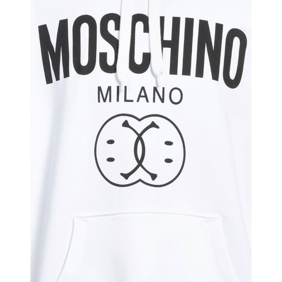Moschino Milano - Weißer Hoodie Mit Doppel-smiley - Image 4