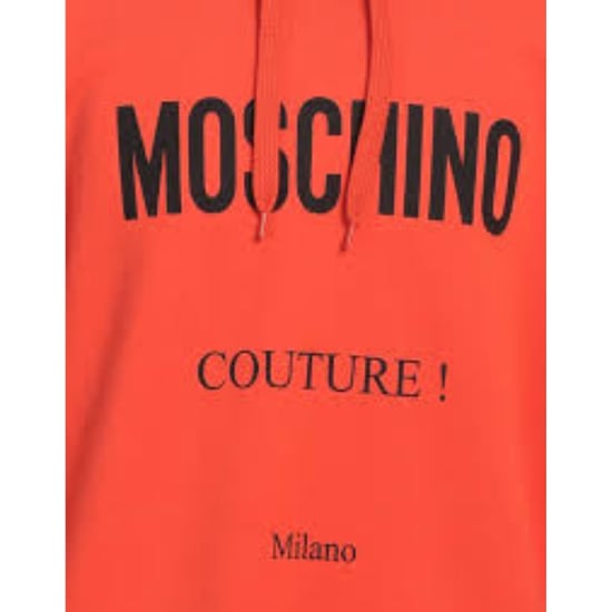 Orangefarbener Hoodie Von Moschino Couture Milano - Image 4