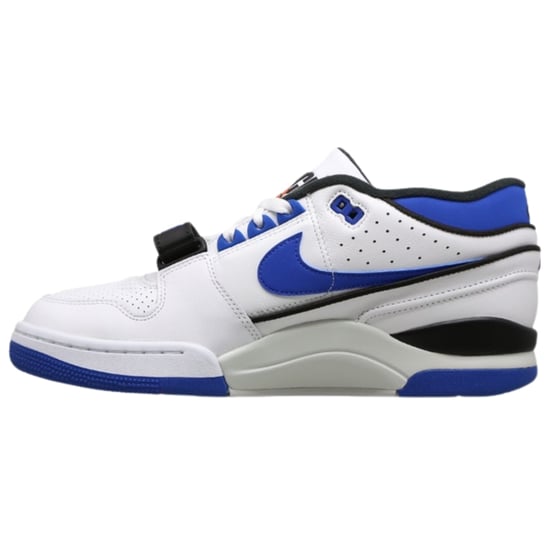 Nike Air Force Blaue Details Weiße Turnschuhe - Image 2
