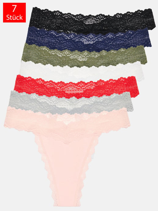 Tazzio Damen String 7er-Pack - Image 1