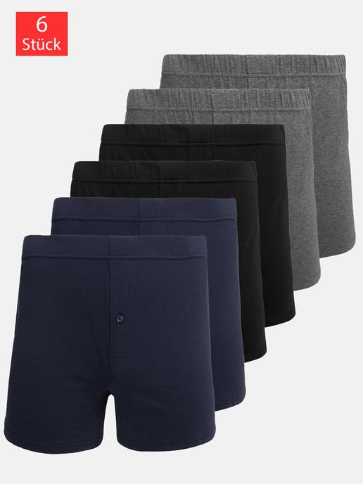 Tazzio Herren Boxershorts 6er Pack - Image 1