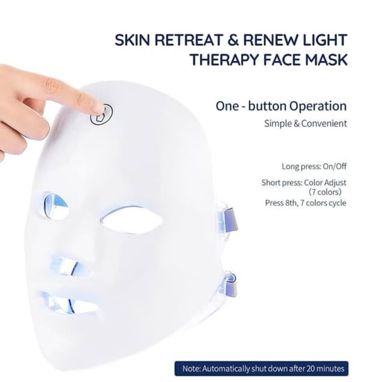 ErthSkin Haut Rückzug & Erneuerung Lichttherapie Gesichtsmaske - Image 4