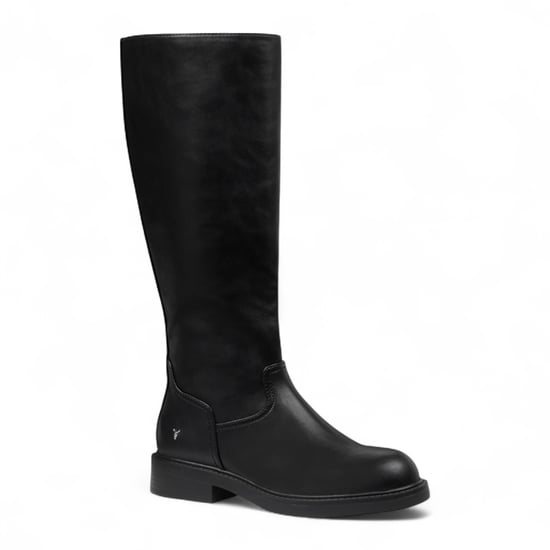 Windsorsmith Damen-Stiefel aus schwarzem Kunstleder, kniehoch, Blessing - Image 3