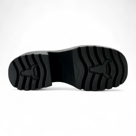 Windsorsmith Damen Mary-Jane-Schuhe aus schwarzem Leder mit dicker Plateausohle - Lessons - Image 6