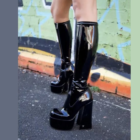 Windsorsmith Damen-Stiefel mit kniehohem Plateau und Gothic-Absatz, Schwarz - Saucy - Image 5