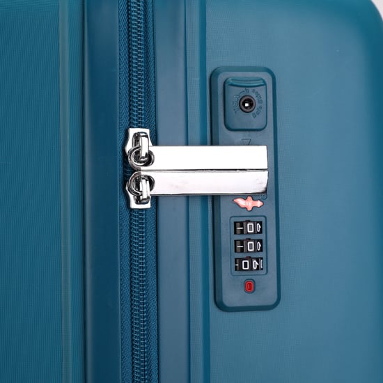 Hartschalenkoffer, Blaugrün, robust, 8 Räder, Kabinengepäck, TSA-Koffer, für Urlaub und Reisen - Image 6