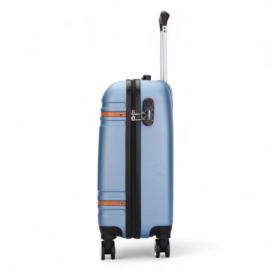 Hartschalenkoffer Blau Marineblau Kabinenkoffer Robustes ABS Leichtgewicht Reisegepäck Urlaubstasche - Image 4