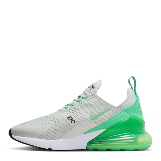 Nike Air Max 270 Trainer in Silber/Weiß/Grün - Image 2