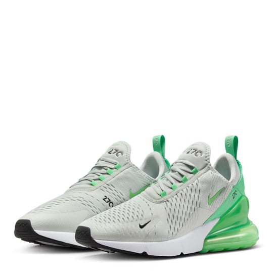 Nike Air Max 270 Trainer in Silber/Weiß/Grün - Image 3